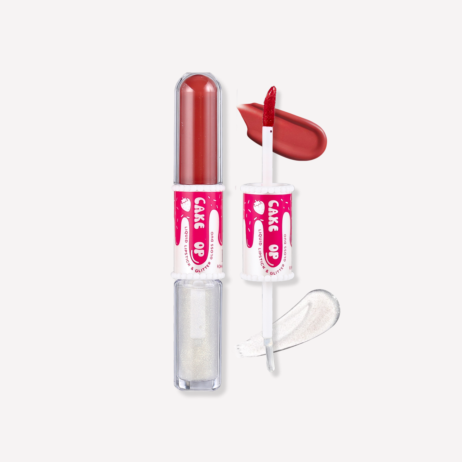 Cake Pop Liquid Lipstick & Glitter Gloss Topper DUO